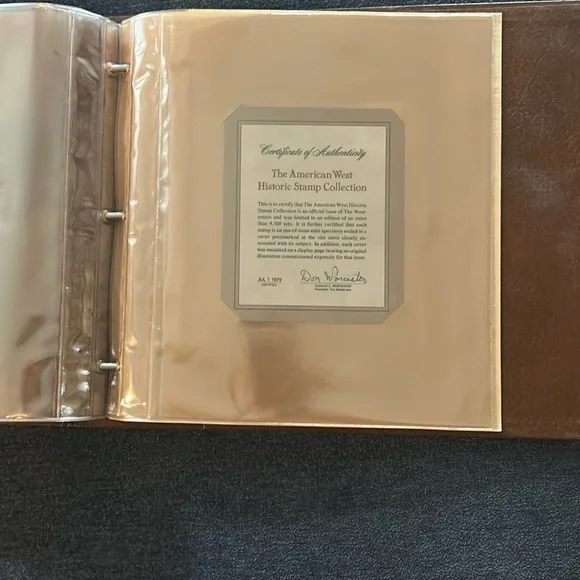 Vintage U.S.A. Stamp Collection Album